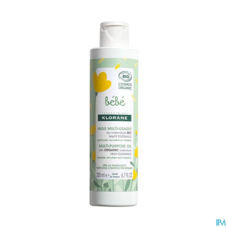 KLORANE BB OLIE MULTIFUNCTIONEEL BIO 200ML