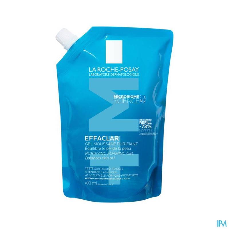 LRP EFFACLAR GEL MOUSSANT PURIFIANT RECHARGE 400ML