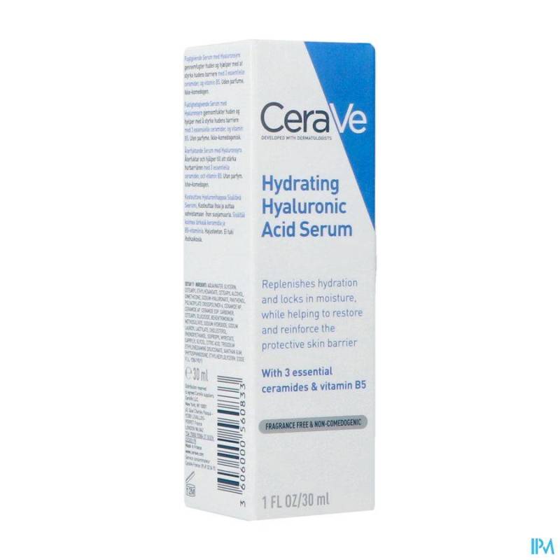 CERAVE HYDRATEREND SERUM HYALURONZUUR FL 30ML