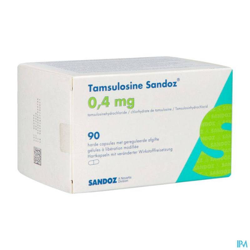 TAMSULOSINE SANDOZ 0,4MG GEREG.AFGIFTE CAPS 90 PIP