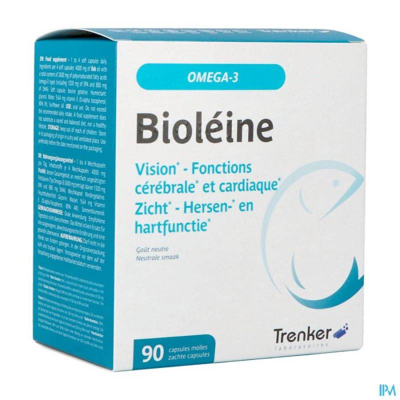 BIOLEINE OMEGA 3 CAPS MOLLE 90