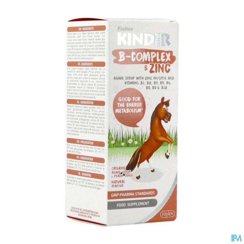 FISHER KINDER B-COMPLEX  ZINC SIROP 125ML