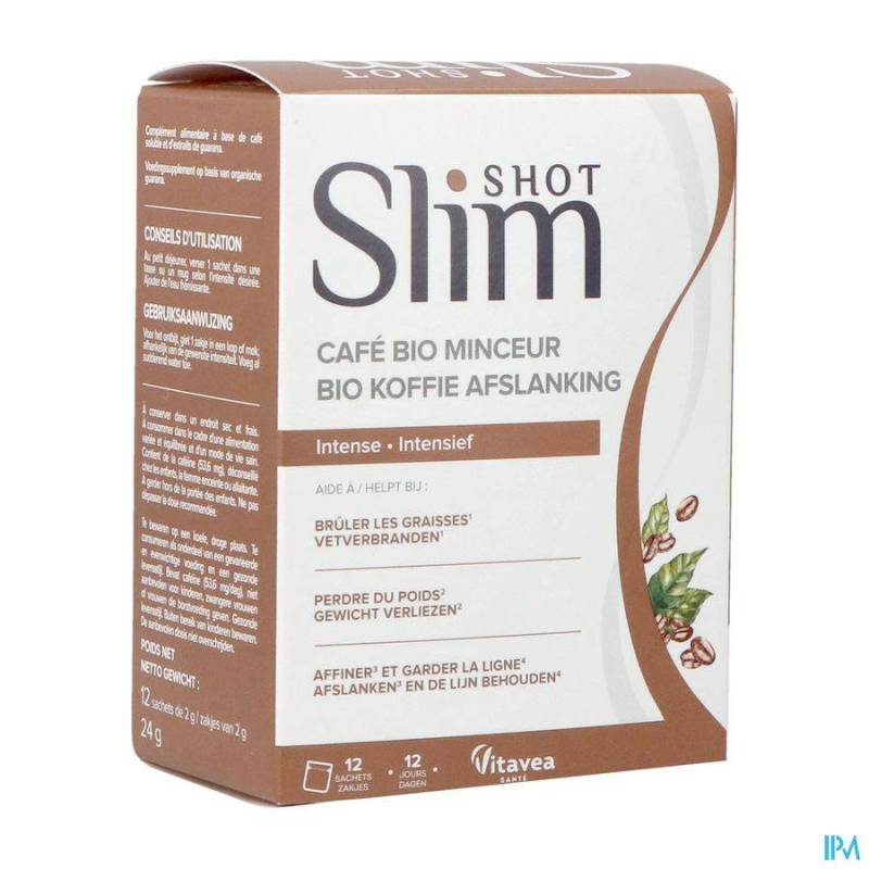 SLIMSHOT CAFE MINCEUR BIO          12SACH