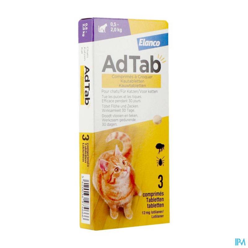 ADTAB 12MG CHAT 0,5KG-2KG COMP A CROQUER 3