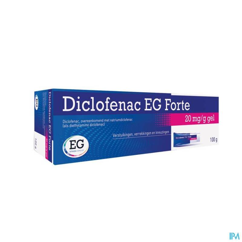 DICLOFENAC EG FORTE 20MG/G 100G