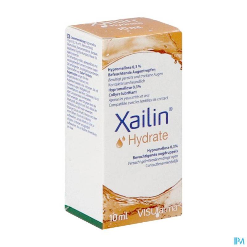 XAILIN HYDRATE HYPROMELLOSE 0,3% FL 10ML