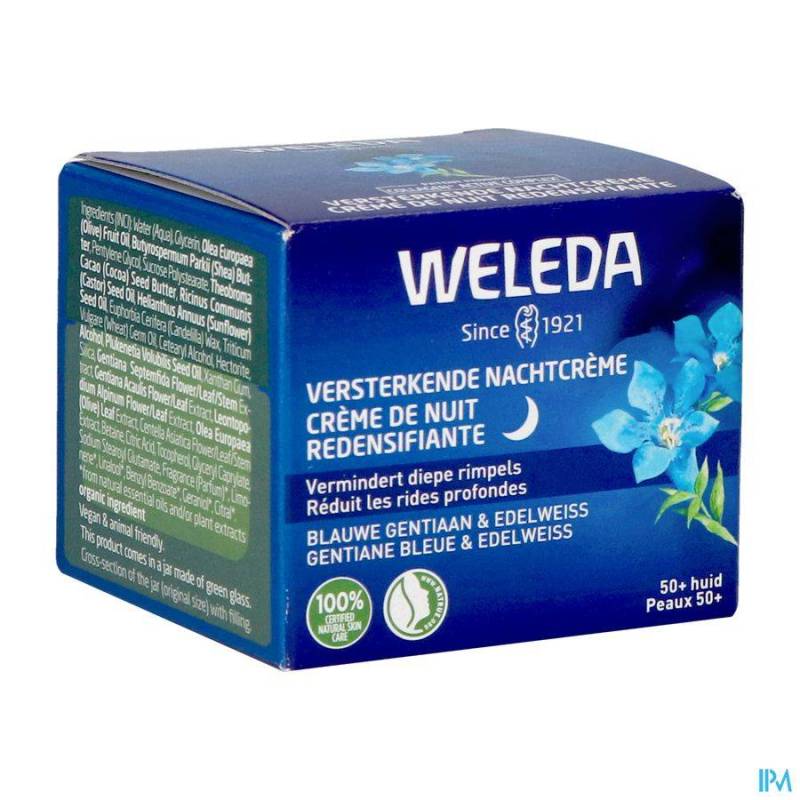 WELEDA BLAUWE GENTIAAN & EDELWEISS NACHT CR 40ML