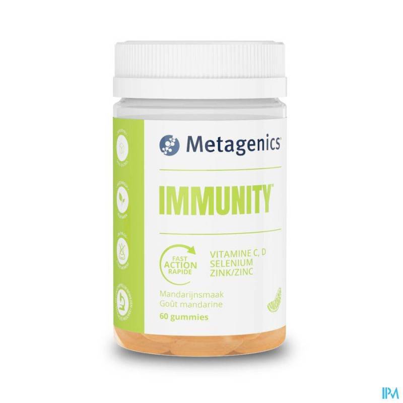 IMMUNITEIT MANDARIJN GUMMIES 60 METAGENICS