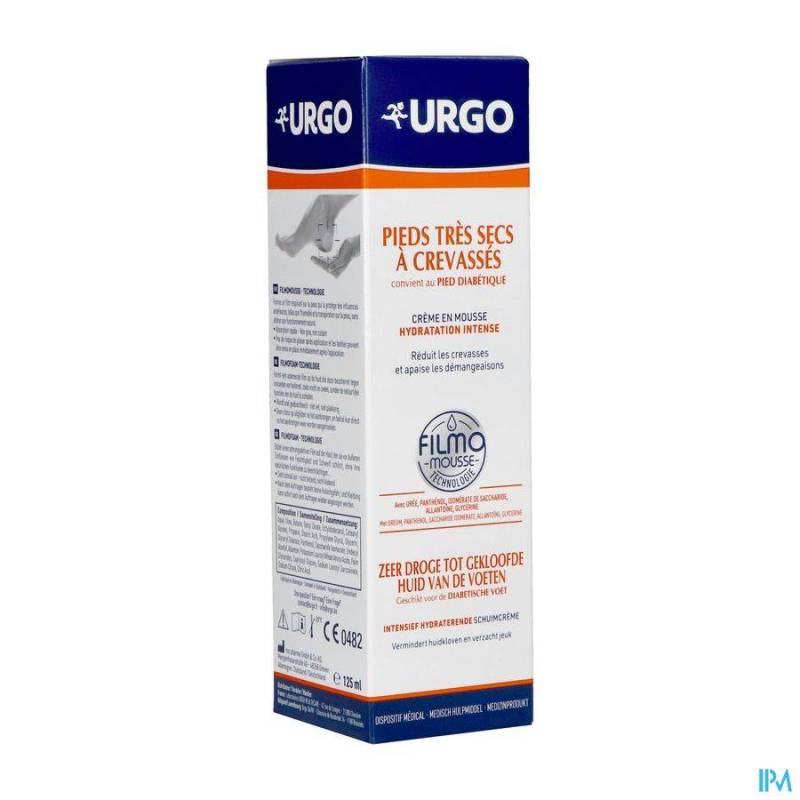 URGO PIEDS TRES SECS CREVASSES FILMO MOUSSE 125ML