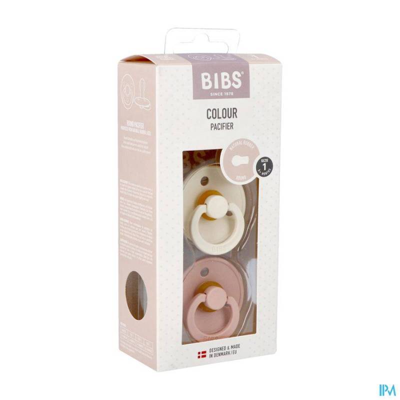 BIBS 1 FOPSPEEN DUO IVORY&BLUSH