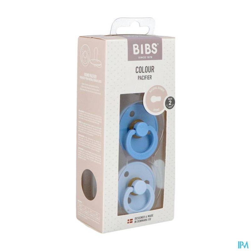 BIBS 2 FOPSPEEN DUO SKY BLUE&BABY BLUE