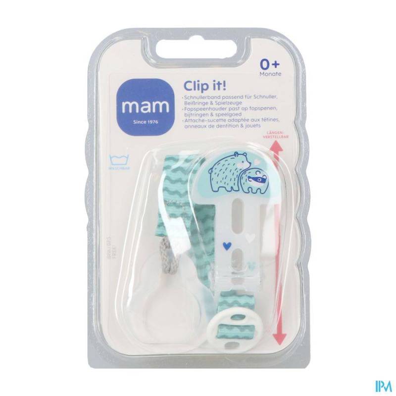 MAM CLIP IT! BIO ATTACHE-SUCETTE