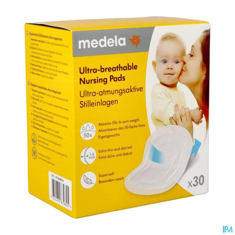 MEDELA COUSSINETS ALLAITEMENT ULTRA RESPIRANTS 30