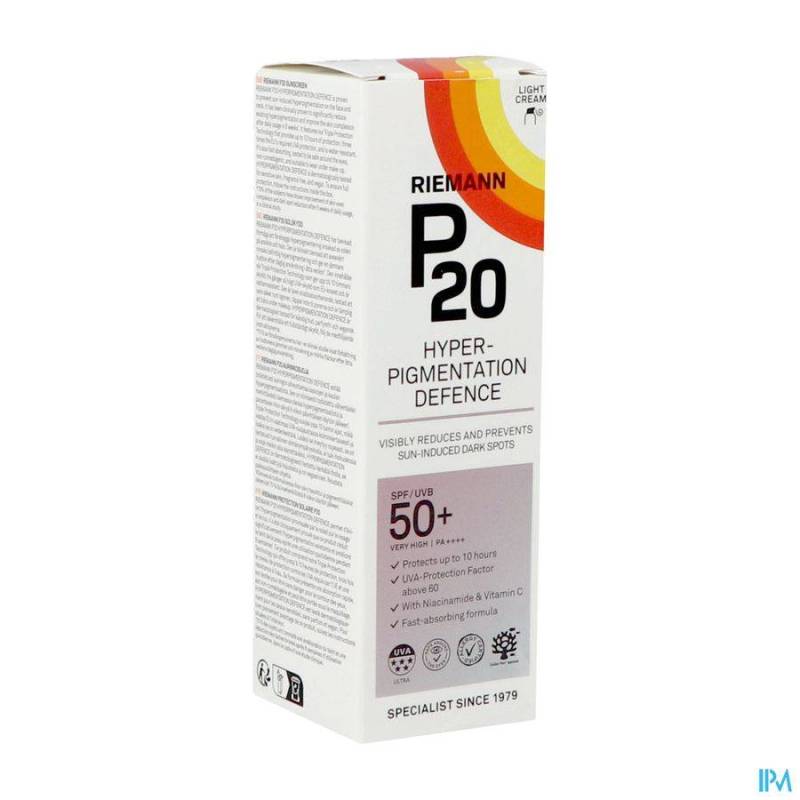 P20 HYPERPIGMENTATION CREME SPF 50 50 G