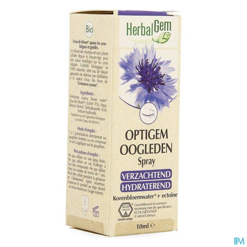 HERBALGEM OPTIGEM OOGLEDEN SPRAY 10ML