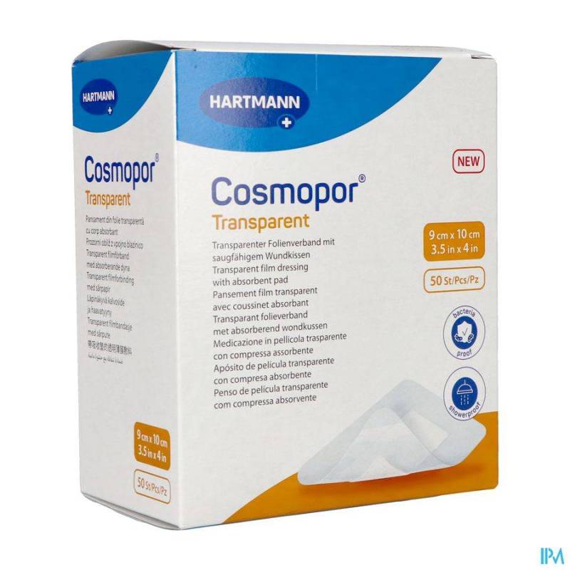 COSMOPOR TRANSPARANT 9X10CM        50PCS