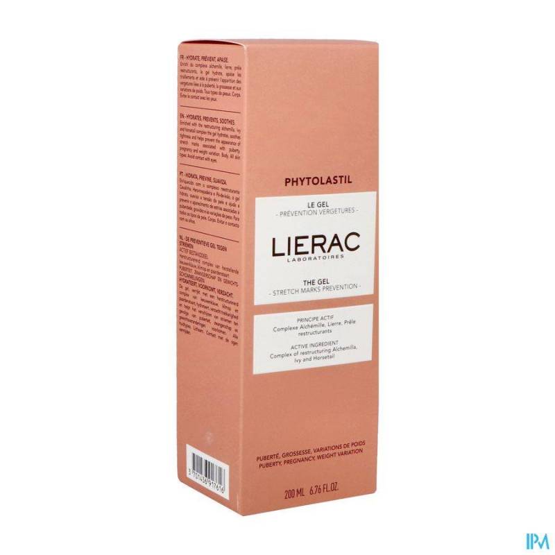LIERAC PHYTOLASTIL DE GEL A/STRIEMEN TUBE 200ML