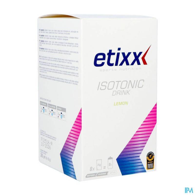 ETIXX ISOTONIC LEMON PDR 8X35G