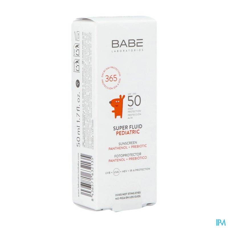 BABÉ SUN PEDIATRIC SUPER FLUID SUNSCR. SPF50 50ML