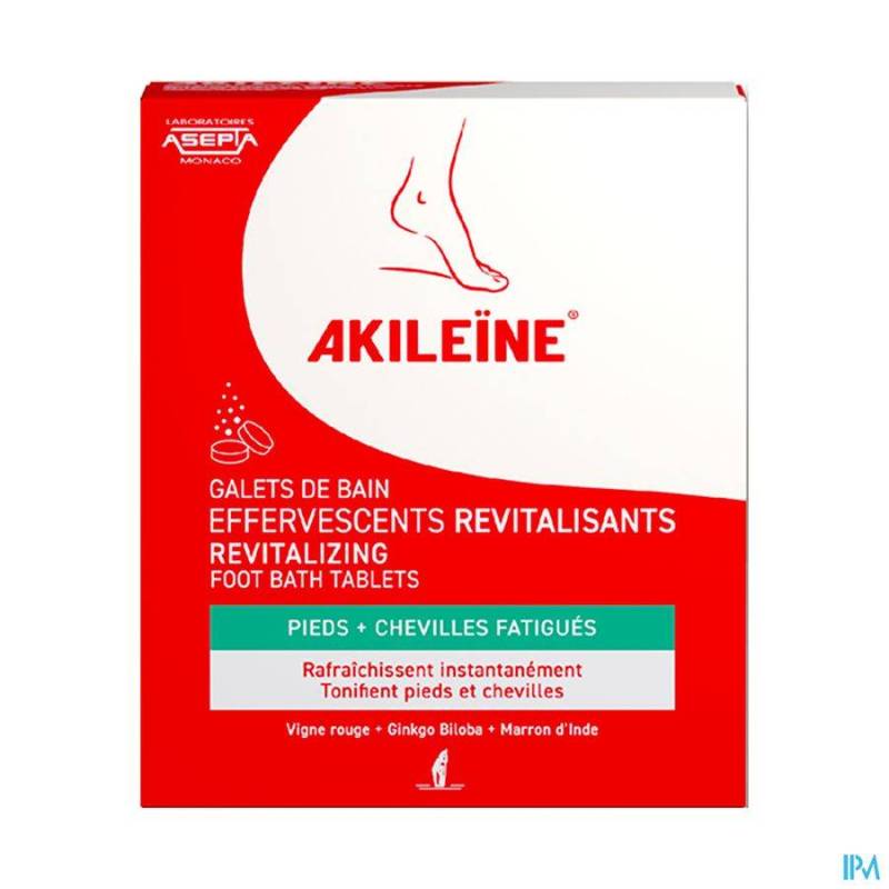 AKILEINE GALETS BAIN EFFERV.REVITALISANTS 6X20G