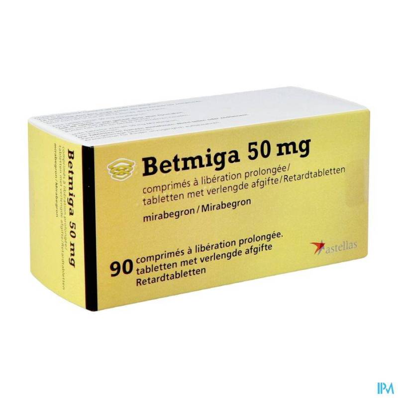 BETMIGA ORIFARM 90 COMP 50 MG