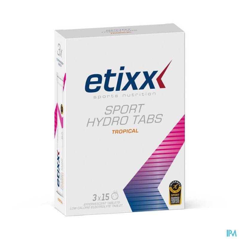 ETIXX SPORT HYDRO TAB TROPICAL BRUISTABL 3X15