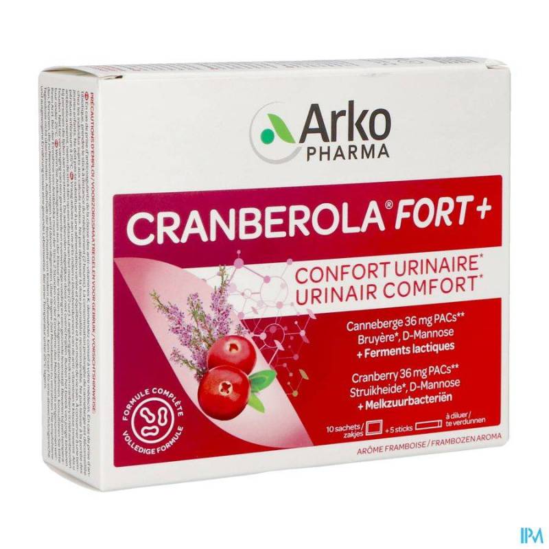 CRANBEROLA FORT PLUS ZAKJE 10 STICK 5 PROMO -€5