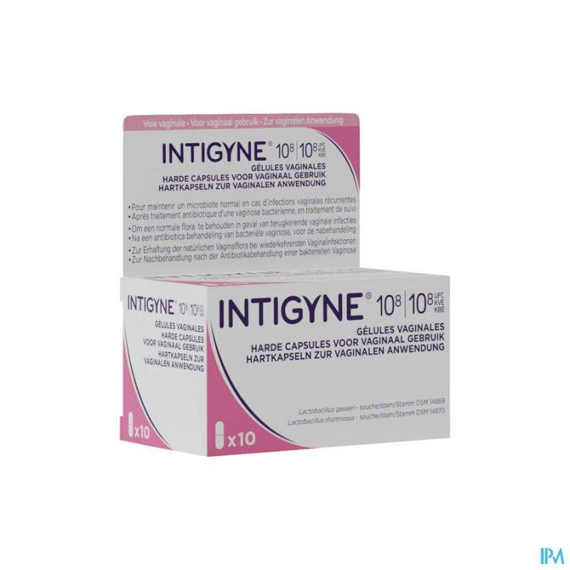 INTIGYNE VAGINAL 10 CAPS