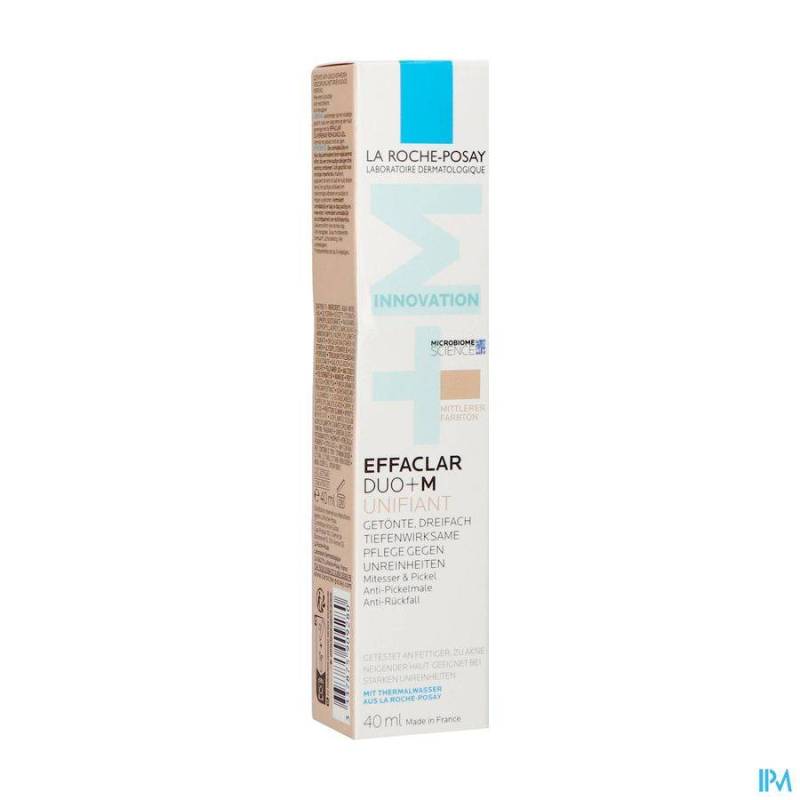 LRP EFFACLAR DUO M CREME UNIFIANT MEDIUM 40ML