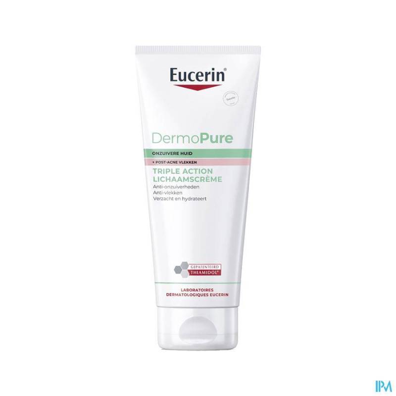 EUCERIN DERMOPURE CREME CORPS TRIPLE ACTION 200ML