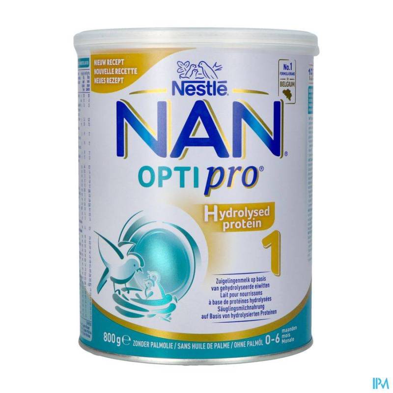 NAN OPTIPRO HYDROLYSED PROTEIN 1 800G NF