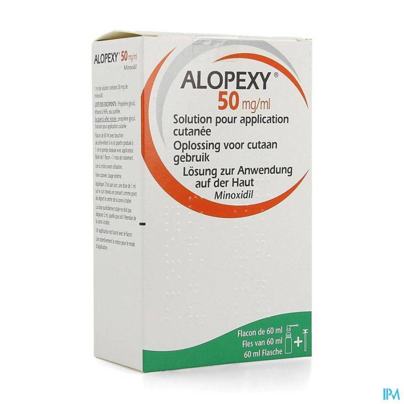 ALOPEXY 50MG/ML OPL CUTAAN GEBRUIK FL 1X60ML