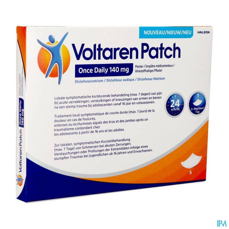 VOLTAREN PATCH 140MG ONCE DAILY EMPLATR.MEDIC.5