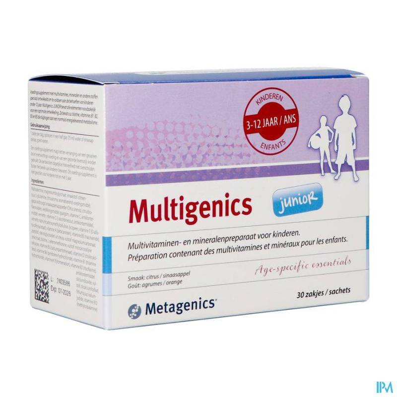 MULTIGENICS JUNIOR V3 PDR SACH 30 METAGENICS