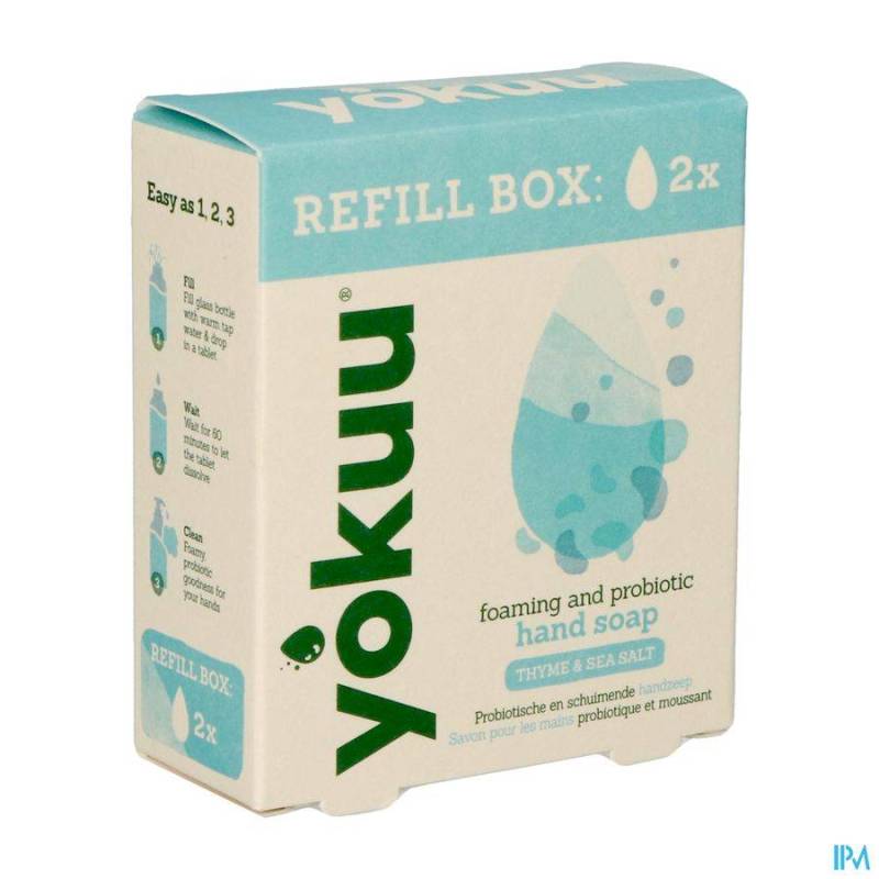 YOKUU HANDZEEP REFILL THYME&SEA SALT PARELS 2