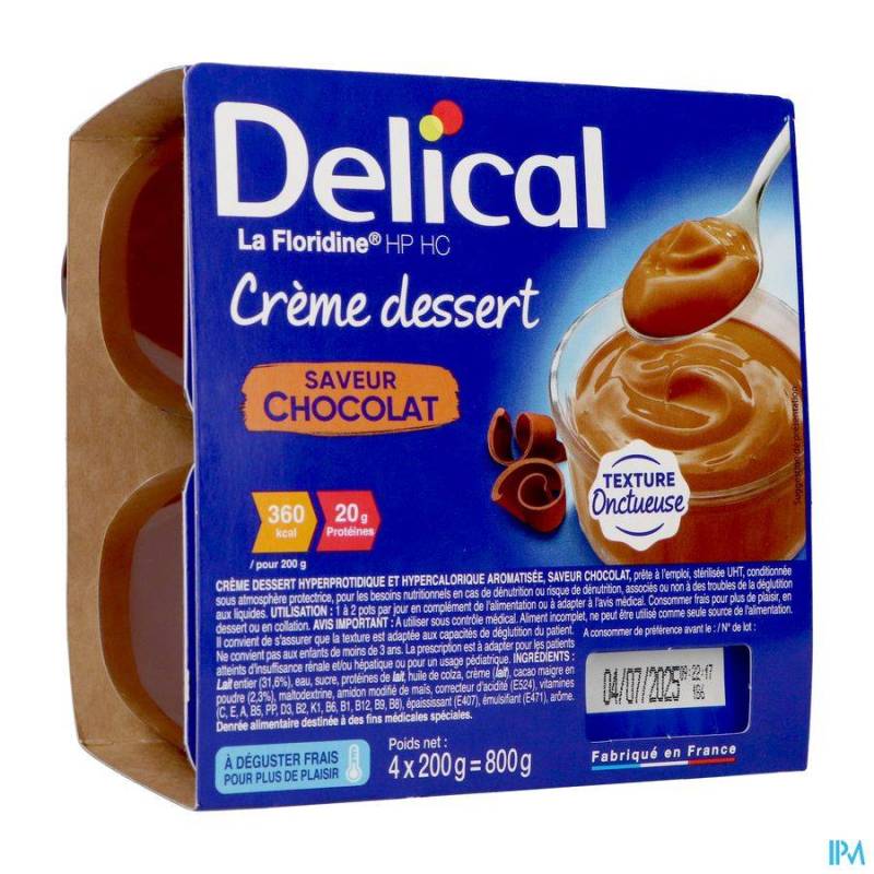 DELICAL CREME DESSERT LA FLORIDINE CHOCO