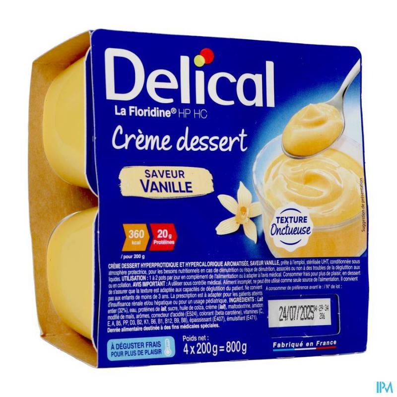 DELICAL CREME DESSERT LA FLORIDINE VANIL