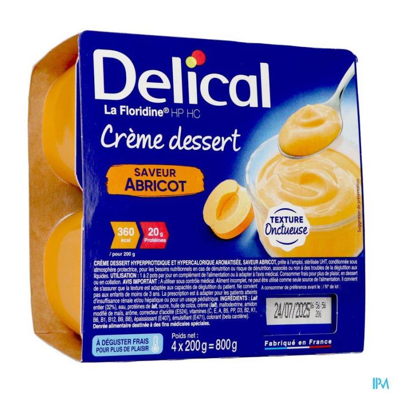 DELICAL CREME DESSERT LA FLORIDINE ABRIC