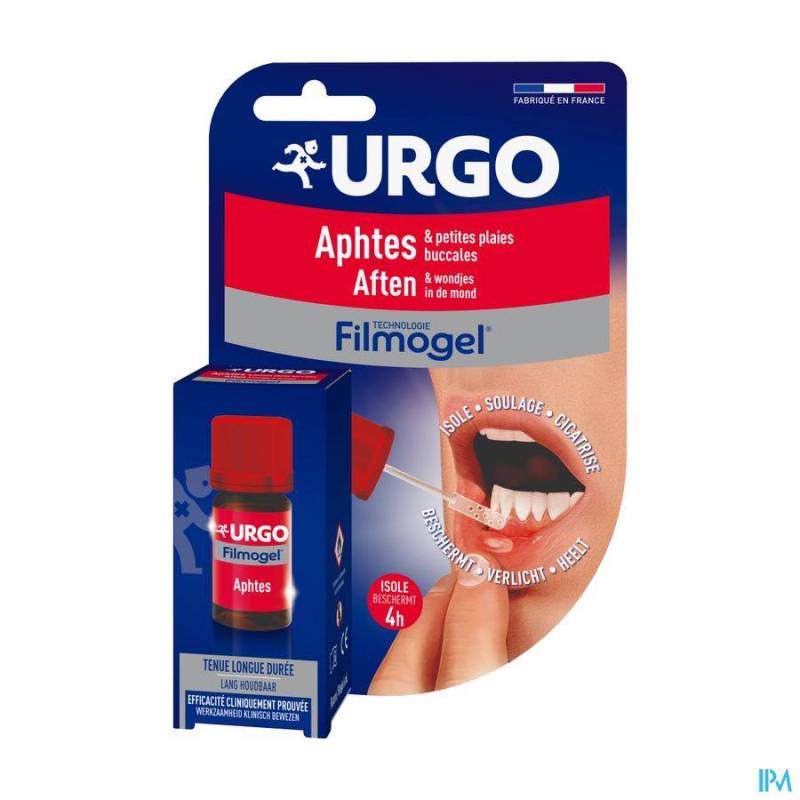 URGO APHTES PLAIES BUCCALE GOUT FRUIT FILMOGEL 6ML