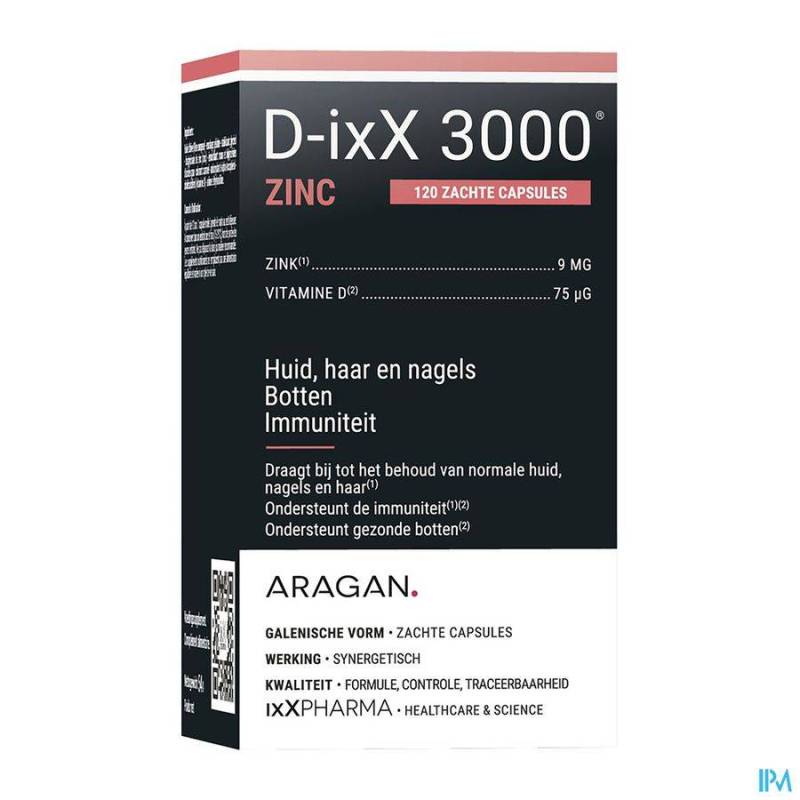 D-IXX 3000 ZINC SOFTCAPS 120