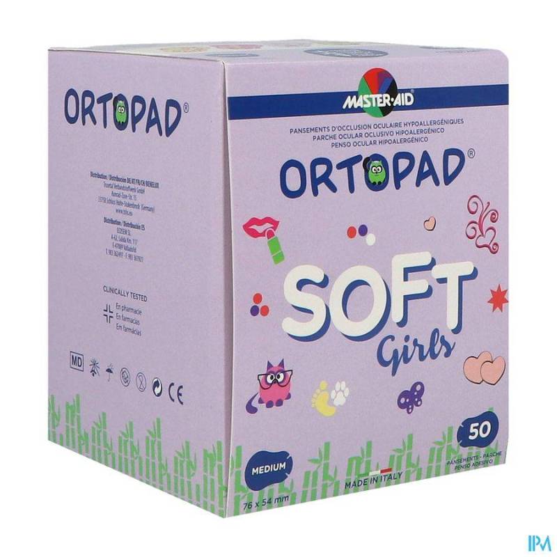 ORTOPAD SOFT GIRLS MEDIUM 76X54MM 50 72232