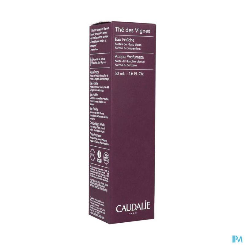 CAUDALIE EAU FRAICHE THE DES VIGNES 50ML NF