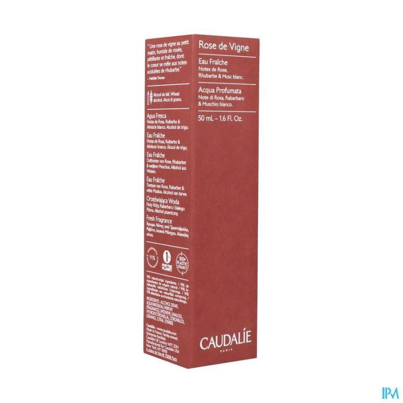 CAUDALIE EAU FRAICHE ROSE DE VIGNE 50ML NF