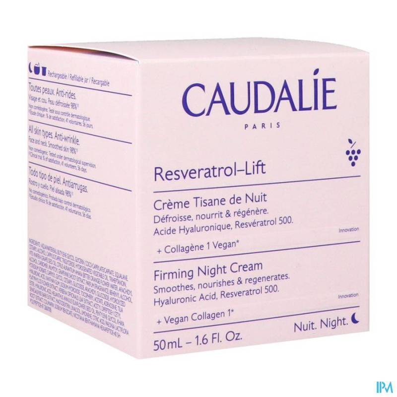 CAUDALIE RESVERATROL LIFT CR TISANE NUIT 50ML