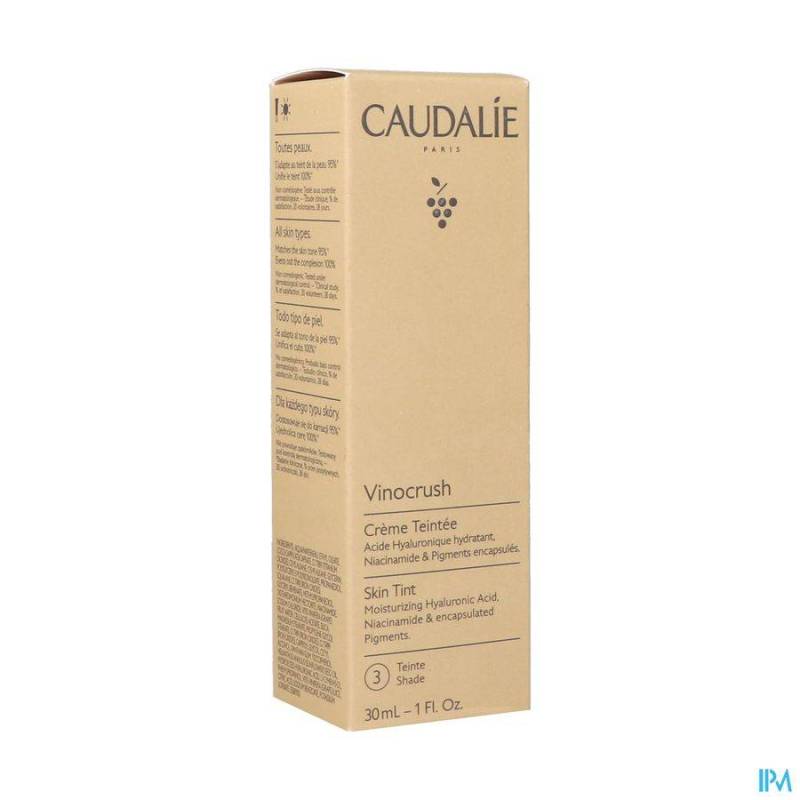 CAUDALIE VINOCRUSH CREME TEINTEE 3 30ML