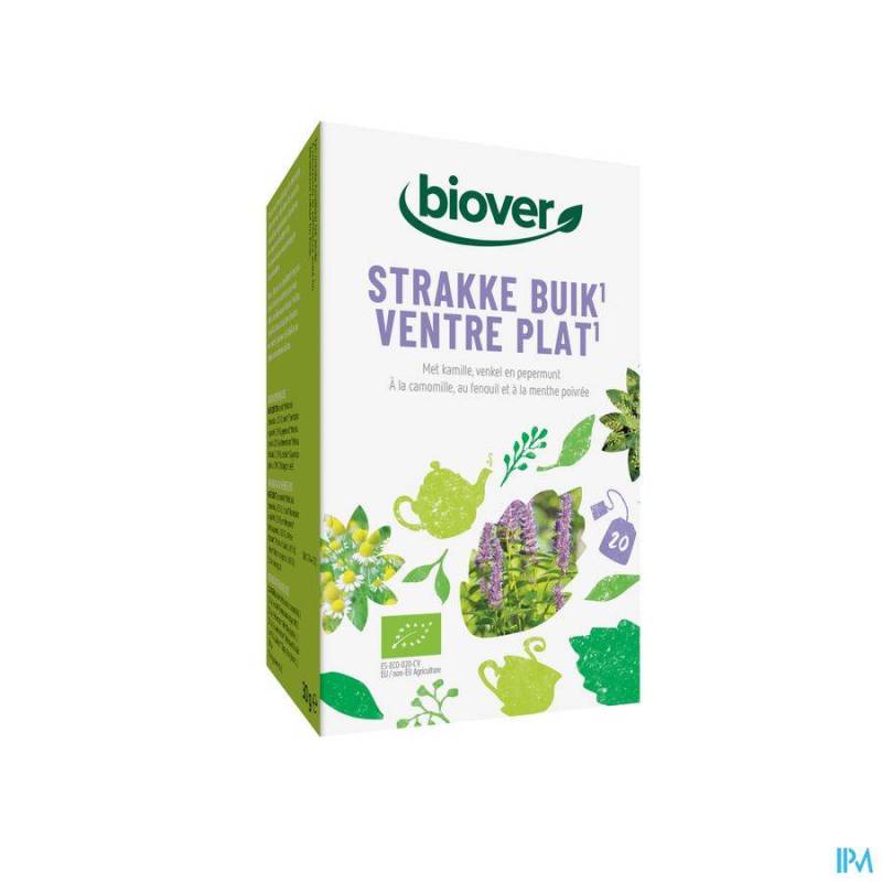 Biover Biokruideninfusie Strakke Buik Zakje 20