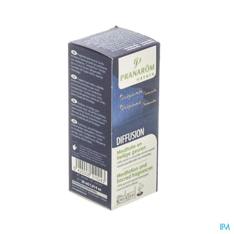 Meditation & Saintes Odeurs Ess Olie100% 30ml Pran