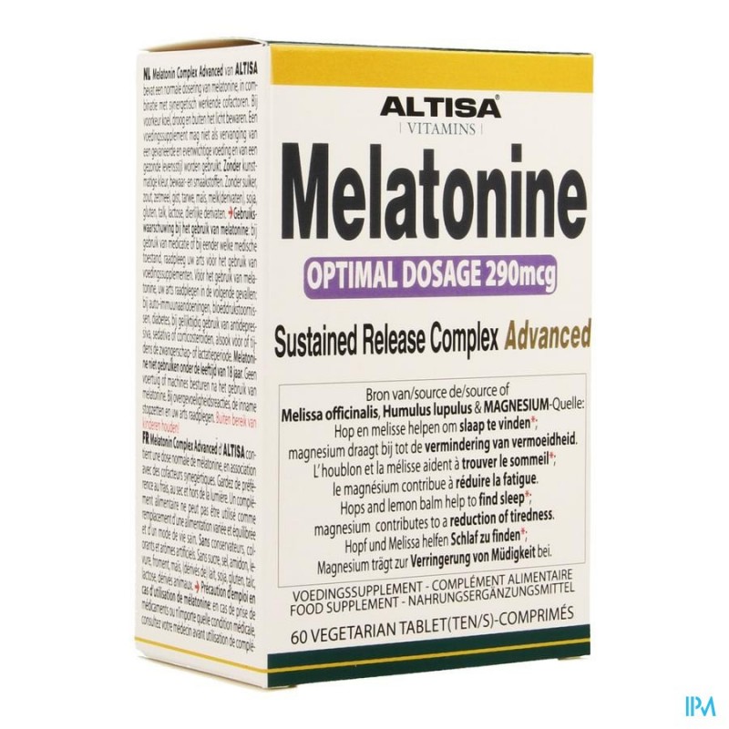 ALTISA MELATONINE COMPLEX TR COMP 60