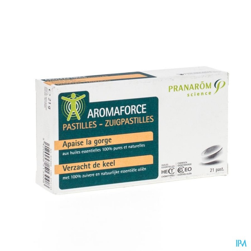Aromaforce Zuigtabletten Ess Olie Blister 3x7