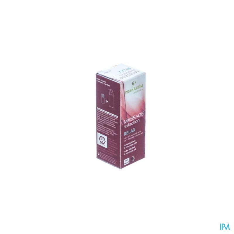 Massage Selection Relax Ess Olie 10ml Pranarom